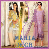 Mariya Noor Cambric Cotton Designer Dress Material Catalog Collection