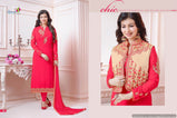 Saniya Trendz Safina Vol-1 Faux Georgette Straight Salwar Kameez Catalog Collection