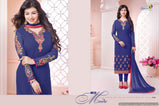 Saniya Trendz Safina Vol-1 Faux Georgette Straight Salwar Kameez Catalog Collection