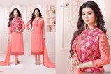 Saniya Trendz Safina Vol-1 Faux Georgette Straight Salwar Kameez Catalog Collection