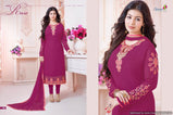 Saniya Trendz Safina Vol-1 Faux Georgette Straight Salwar Kameez Catalog Collection