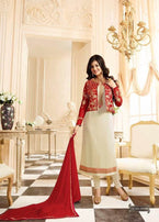 Glossy Simar Suzen Designer Straight Salwar Kameez Catalog Collection
