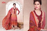 Vipul Classical Georgette Digital top with work Straign Salwar Kameez Catalog