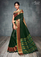 Aura High Spirits Pure Silk Cotton Saree Catalog Collection