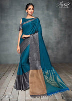 Aura High Spirits Pure Silk Cotton Saree Catalog Collection