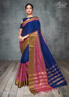 Aura High Spirits Pure Silk Cotton Saree Catalog Collection