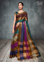 Aura High Spirits Pure Silk Cotton Saree Catalog Collection