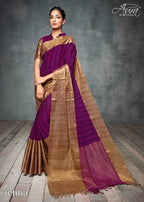 Aura High Spirits Pure Silk Cotton Saree Catalog Collection
