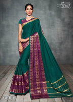 Aura High Spirits Pure Silk Cotton Saree Catalog Collection