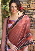 Sanskar Prints Suhasini Georgette Addition work Fancy Saree Catalog Collection