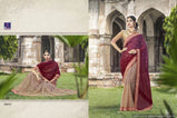 Shangrila Royal Orchid Georgette Desinger Saree Catalog Collection