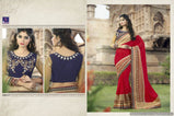 Shangrila Royal Orchid Georgette Desinger Saree Catalog Collection
