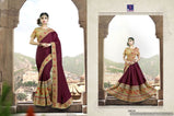 Shangrila Royal Orchid Georgette Desinger Saree Catalog Collection
