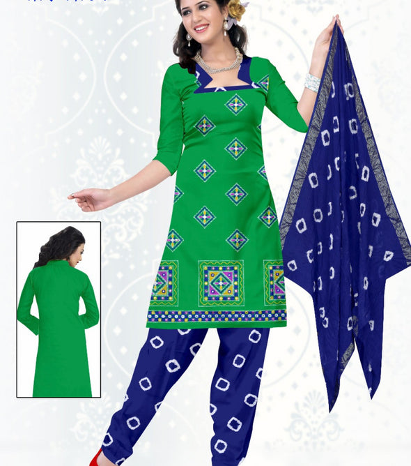 Rajwadi Batik Print Unstitch Cotton Dress Material Catalog