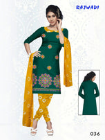 Rajwadi Batik Print Unstitch Cotton Dress Material Catalog