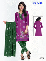 Rajwadi Batik Print Unstitch Cotton Dress Material Catalog