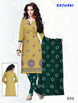 Rajwadi Batik Print Unstitch Cotton Dress Material Catalog