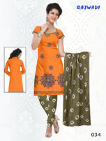 Rajwadi Batik Print Unstitch Cotton Dress Material Catalog
