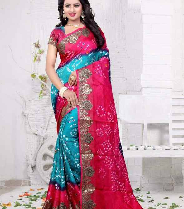 Bandhani Silk Saree Catalog Collection