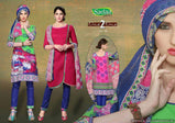 Sadaa one 2 one Two Top One Bottom Concept Cotton Dresses Catalog