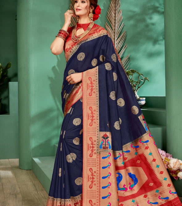 Takshaya Devika Pathani Dola Silk Festive Wear Saree Catalog Collection