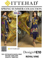 Kilruba Ittehad Designer Cotton Pakistani Salwar Suits Catalog Collection