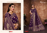 Vellora 7 Kashmiri Silk Banarasi Silk Fabric Festive Wear Saree Catalog Collection