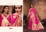 Vellora 7 Kashmiri Silk Banarasi Silk Fabric Festive Wear Saree Catalog Collection