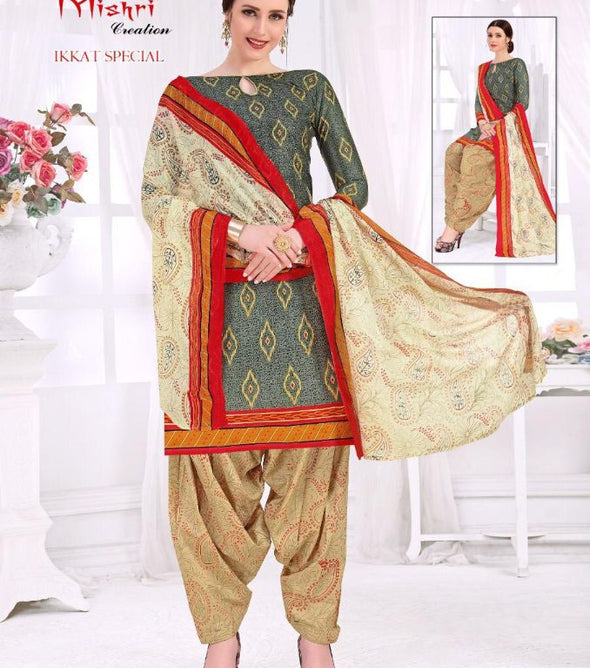 Mishri Ikkat Special Pure Cotton Printed Dress Material Catalog Collection