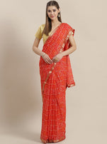 Bandhani Saree 1 Ethnic Wear Printed Saree Catalog Collection