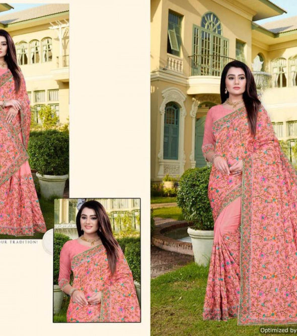 Shiva 2 Heavy Dolla Silk Festive Wear Embroidered Saree Catalog Collection