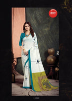 Apple Womaniya 14 Designer Bhagalpuri Silk Saree Catalog Collection