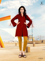 Alpha Cool 14kg Heavy Rayon Kurti Catalog Collection
