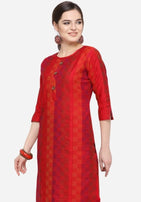 Alpha Queen Vol-6 Cotton Silk Straight Kurti Catalog Collection