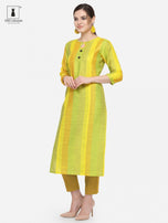 Alpha Queen Vol-6 Cotton Silk Straight Kurti Catalog Collection