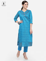 Alpha Queen Vol-6 Cotton Silk Straight Kurti Catalog Collection