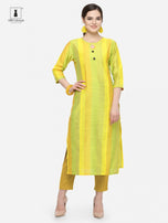 Alpha Queen Vol-6 Cotton Silk Straight Kurti Catalog Collection