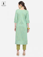 Alpha Queen Vol-6 Cotton Silk Straight Kurti Catalog Collection