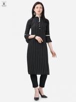 Alpha Queen Vol-11 Weaving Cotton casual look Kurti Catalog Collection