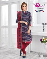 Devi Prints Poppins Vol-21 Running Wear Printed Cotton Suits Catalog Collection