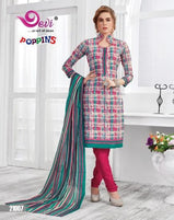 Devi Prints Poppins Vol-21 Running Wear Printed Cotton Suits Catalog Collection