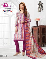 Devi Prints Poppins Vol-21 Running Wear Printed Cotton Suits Catalog Collection