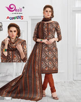 Devi Prints Poppins Vol-21 Running Wear Printed Cotton Suits Catalog Collection