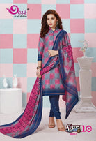 Devi Prints Sixer Vol-10 Running Wear Printed Cotton Suits Catalog