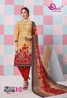 Devi Prints Sixer Vol-10 Running Wear Printed Cotton Suits Catalog