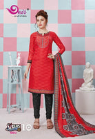 Devi Prints Sixer Vol-10 Running Wear Printed Cotton Suits Catalog