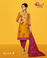 Devi Prints Manchali Vol-4 Running Wear Printed Cotton Suits Catalog Collection