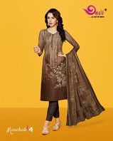 Devi Prints Manchali Vol-4 Running Wear Printed Cotton Suits Catalog Collection