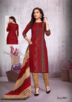 Meenaxi Priyakala Vol-9 Running Wear Printed Cotton Suits Catalog Collection