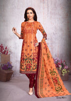 Meenaxi Priyakala Vol-9 Running Wear Printed Cotton Suits Catalog Collection